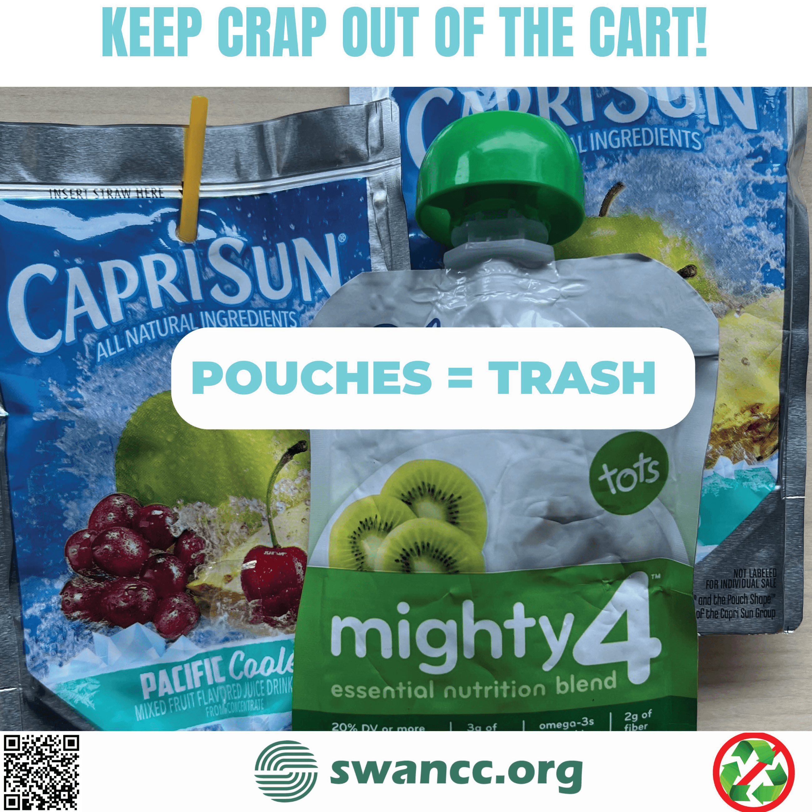 Pouches = Trash